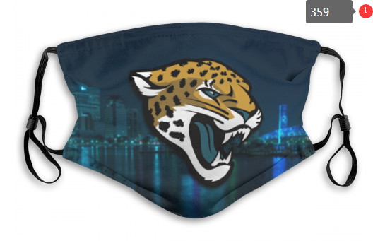 NFL Jacksonville Jaguars #1 Dust mask with filter->nfl dust mask->Sports Accessory